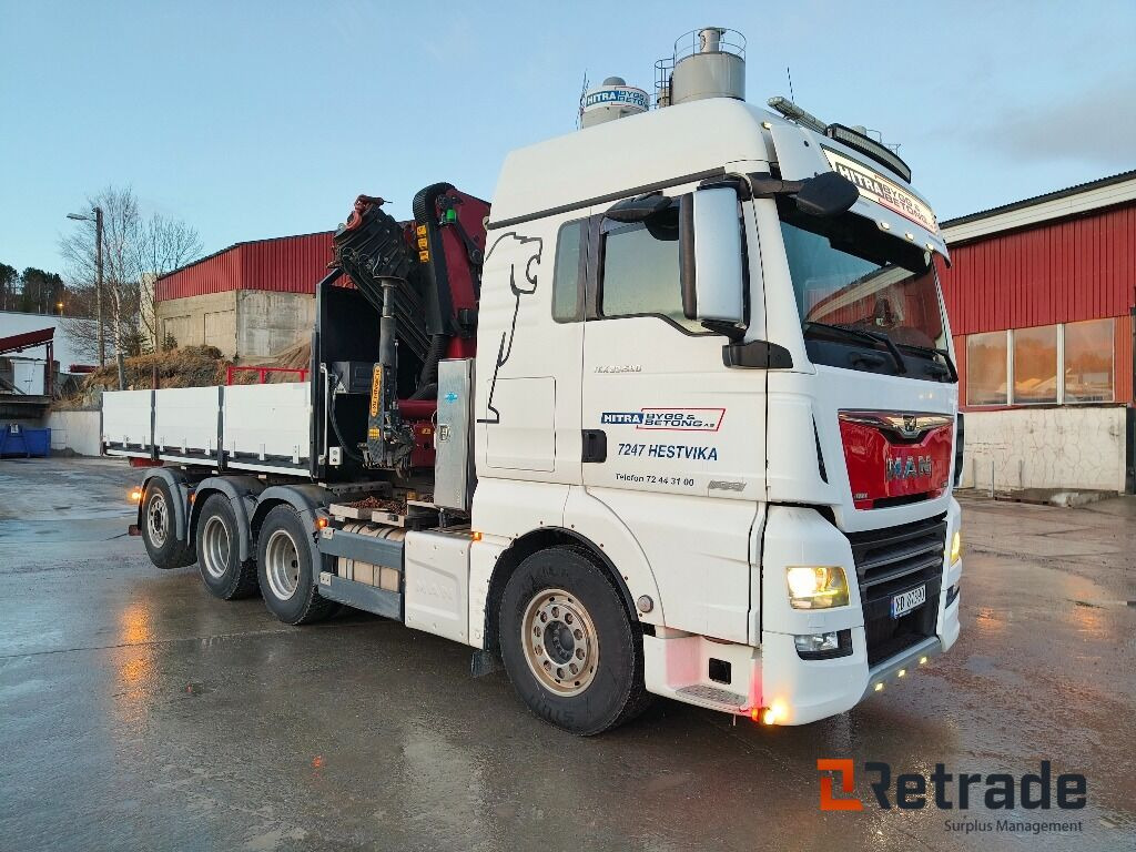 Krokbil MAN TGX 35.580, + kranflak m/ Palfinger 18502SH - Otros: foto 1 Krokbil MAN TGX 35.580, + kranflak m/ Palfinger 18502SH - Otros: foto 1
