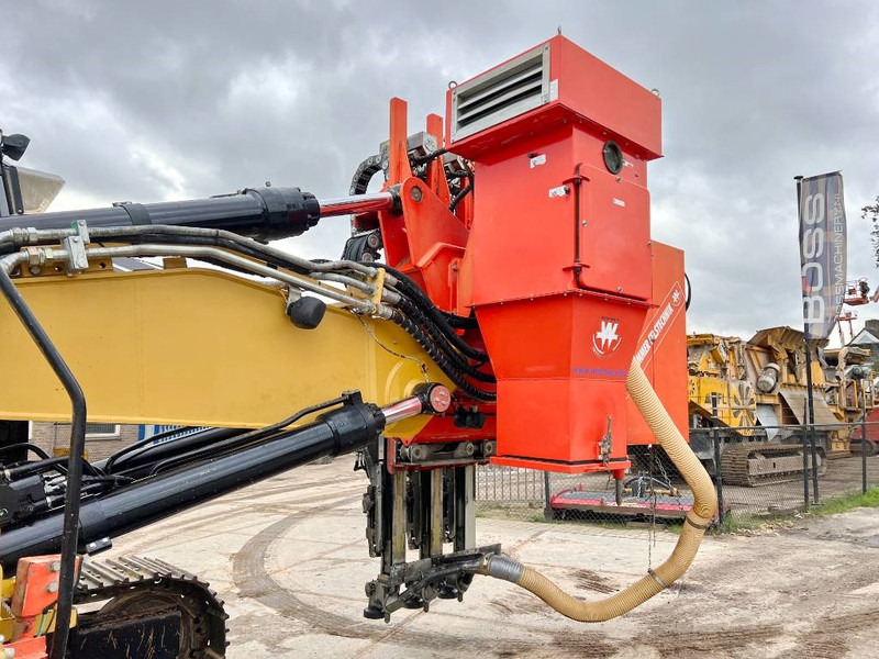 Excavadora de cadenas Cat 329D + Wimmer Jura Luna 3.100 Surface Drill Rig: foto 12