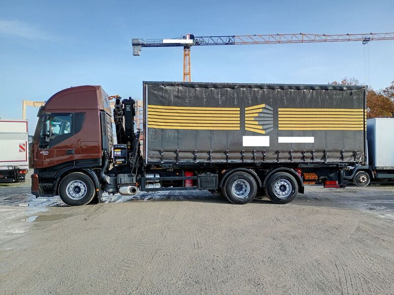 Iveco AS260S42Y/FS CM BDF HIAB 144E-4 Hiduo12,7m (9) - Camión lona, Camión grúa: foto 1 Iveco AS260S42Y/FS CM BDF HIAB 144E-4 Hiduo12,7m (9) - Camión lona, Camión grúa: foto 1