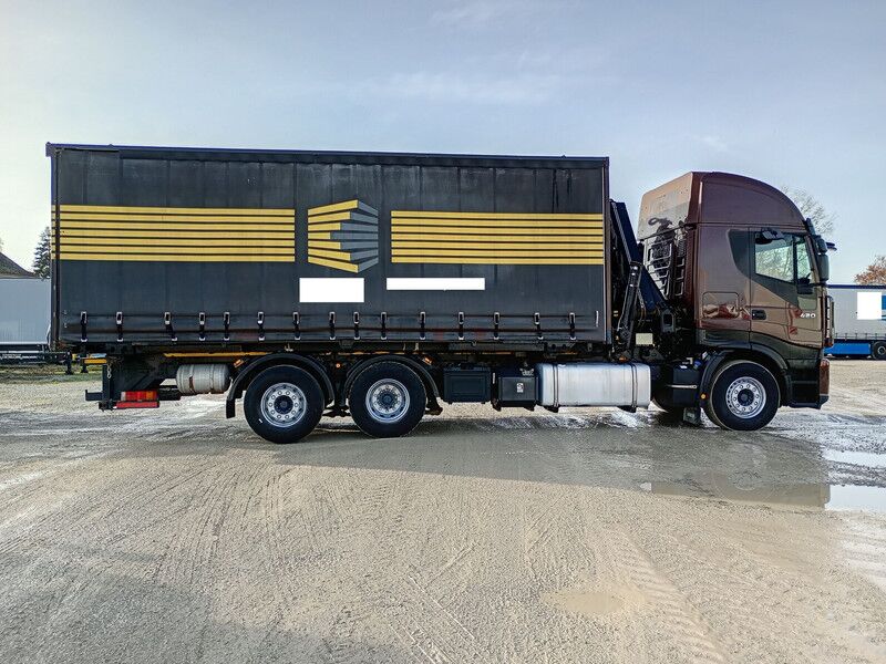 Iveco AS260S42Y/FS CM BDF HIAB 144E-4 Hiduo12,7m (9) - Camión lona, Camión grúa: foto 2 Iveco AS260S42Y/FS CM BDF HIAB 144E-4 Hiduo12,7m (9) - Camión lona, Camión grúa: foto 2