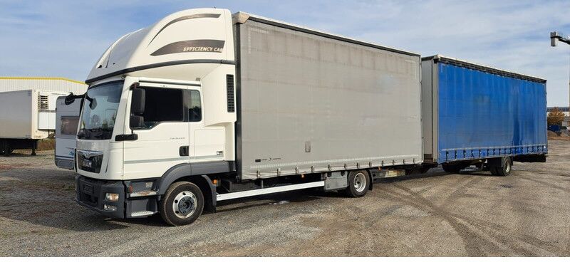 MAN TGL 8.220 Ortmann Gardine Jumbo Edscha (27) - Camión lona: foto 2 MAN TGL 8.220 Ortmann Gardine Jumbo Edscha (27) - Camión lona: foto 2