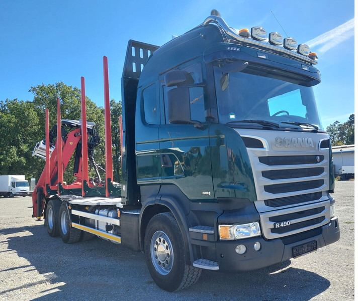 Scania R490 6x4 Euro 6 Kurzholz Palfinger AHK (2) - Camión forestal, Camión grúa: foto 5 Scania R490 6x4 Euro 6 Kurzholz Palfinger AHK (2) - Camión forestal, Camión grúa: foto 5