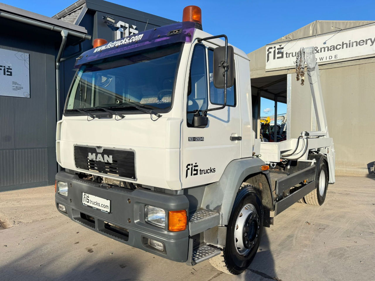 MAN 18.284 LK 4x2 absetz tipper - euro 2 - Portacontenedore/ Intercambiable camión: foto 1 MAN 18.284 LK 4x2 absetz tipper - euro 2 - Portacontenedore/ Intercambiable camión: foto 1