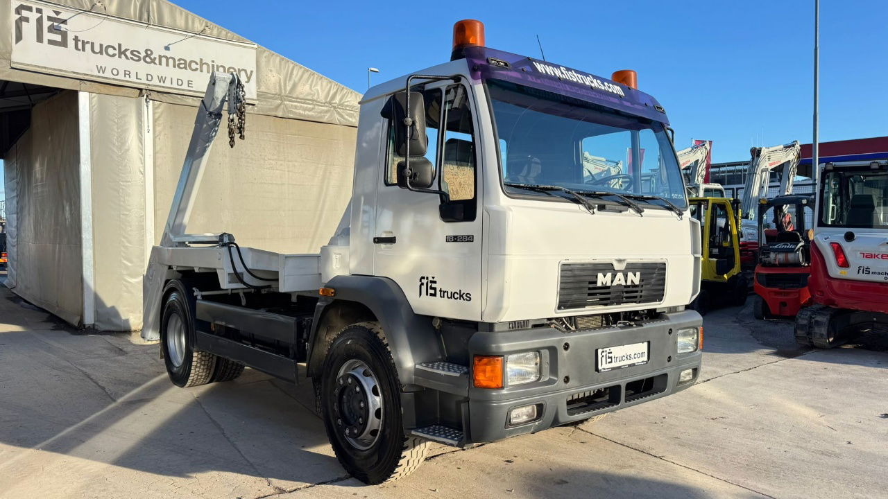 MAN 18.284 LK 4x2 absetz tipper - euro 2 - Portacontenedore/ Intercambiable camión: foto 3 MAN 18.284 LK 4x2 absetz tipper - euro 2 - Portacontenedore/ Intercambiable camión: foto 3