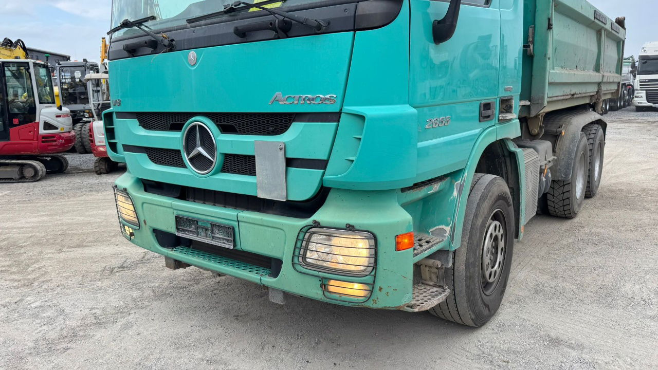 Mercedes-Benz Actros 2655 6x4 meiller bordmatic tipper - retarder - V8 - Volquete camión: foto 2 Mercedes-Benz Actros 2655 6x4 meiller bordmatic tipper - retarder - V8 - Volquete camión: foto 2