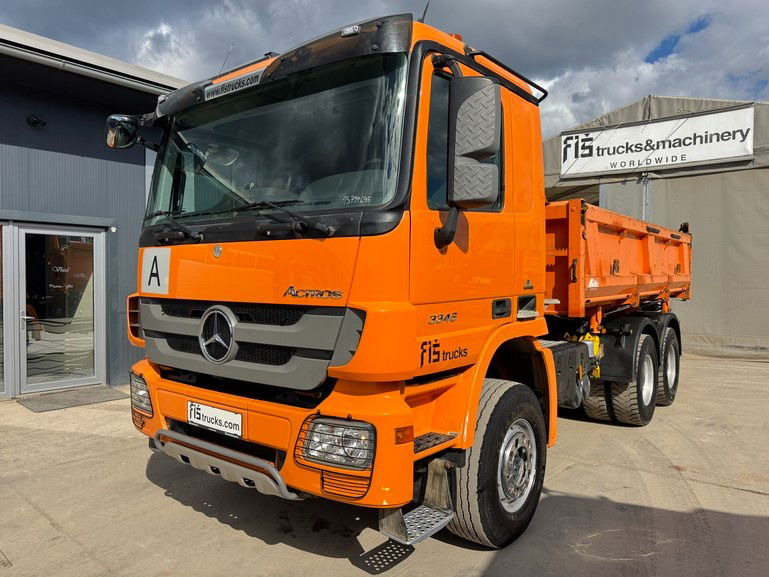 Mercedes-Benz Actros 3346 K 6x4 bordmatic - 3 pedals - Volquete camión: foto 1 Mercedes-Benz Actros 3346 K 6x4 bordmatic - 3 pedals - Volquete camión: foto 1