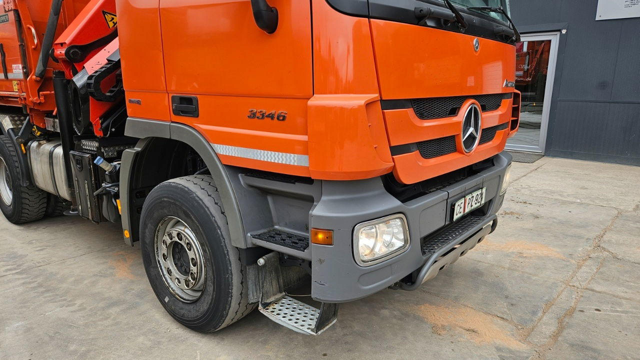 Mercedes-Benz Actros 3346 K palfinger PK 18002 - bordmatic - meiller tipper - EPS 3 pedals - Volquete camión: foto 3 Mercedes-Benz Actros 3346 K palfinger PK 18002 - bordmatic - meiller tipper - EPS 3 pedals - Volquete camión: foto 3