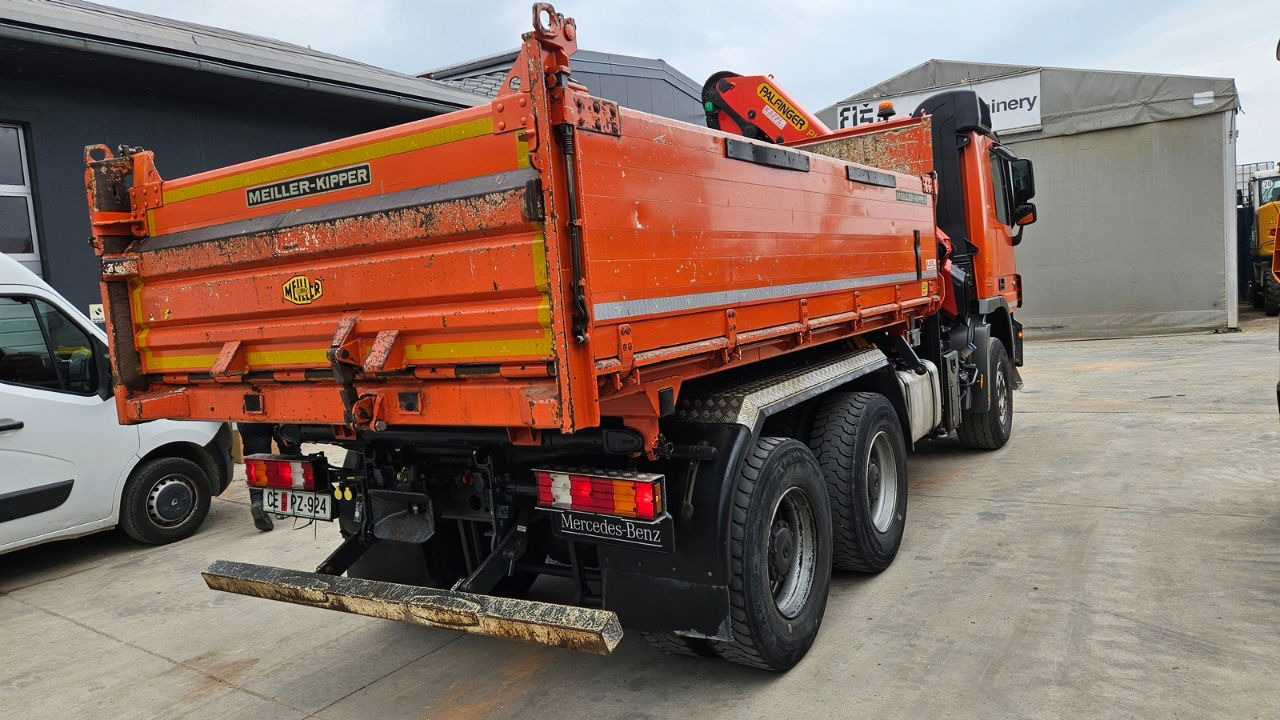 Mercedes-Benz Actros 3346 K palfinger PK 18002 - bordmatic - meiller tipper - EPS 3 pedals - Volquete camión: foto 5 Mercedes-Benz Actros 3346 K palfinger PK 18002 - bordmatic - meiller tipper - EPS 3 pedals - Volquete camión: foto 5