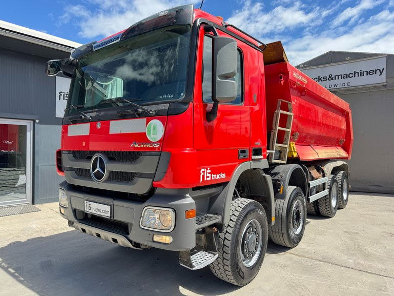 Mercedes-Benz Actros 4141 K 8x6 meiller mulda tipper - air condition - Volquete camión: foto 1 Mercedes-Benz Actros 4141 K 8x6 meiller mulda tipper - air condition - Volquete camión: foto 1