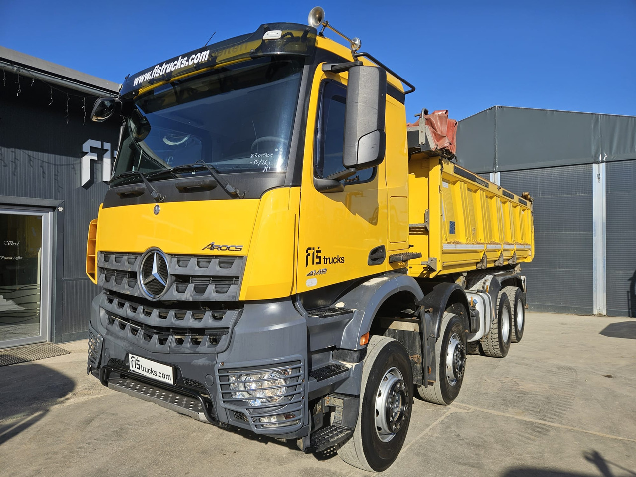 Mercedes-Benz Arocs 4148 8X4 Meiller tipper - bordmatic - Volquete camión: foto 1 Mercedes-Benz Arocs 4148 8X4 Meiller tipper - bordmatic - Volquete camión: foto 1