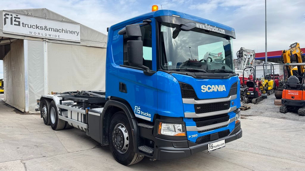 Scania P 360 6x2 palfinger abroll tipper - steering axle - Portacontenedore/ Intercambiable camión: foto 3 Scania P 360 6x2 palfinger abroll tipper - steering axle - Portacontenedore/ Intercambiable camión: foto 3