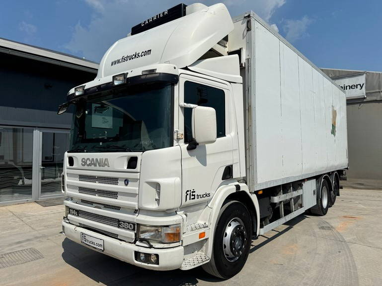 Scania R 114 6X2 carrier fridge - ramp - Frigorífico camión: foto 1 Scania R 114 6X2 carrier fridge - ramp - Frigorífico camión: foto 1