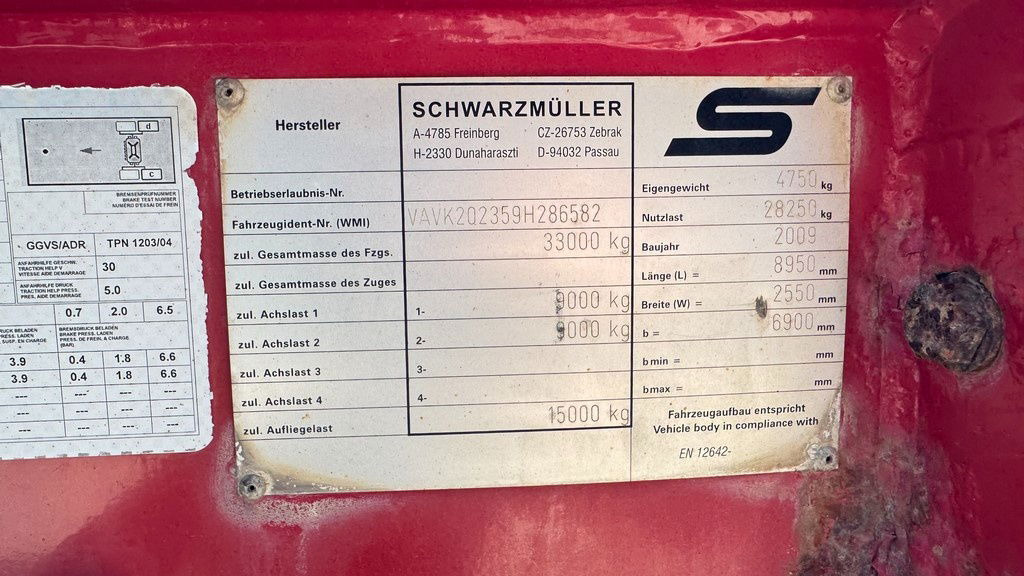 Volquete semirremolque Schwarzmüller K202 2-Axle Tipper - Taurpaulin: foto 19