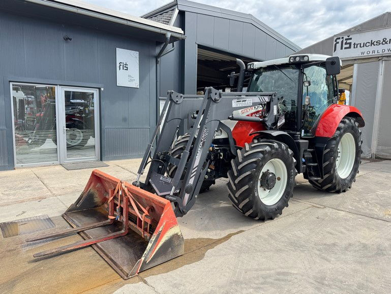 Steyr 6140 Profi 4x4 aut. arm + bucket - Tractor: foto 1 Steyr 6140 Profi 4x4 aut. arm + bucket - Tractor: foto 1