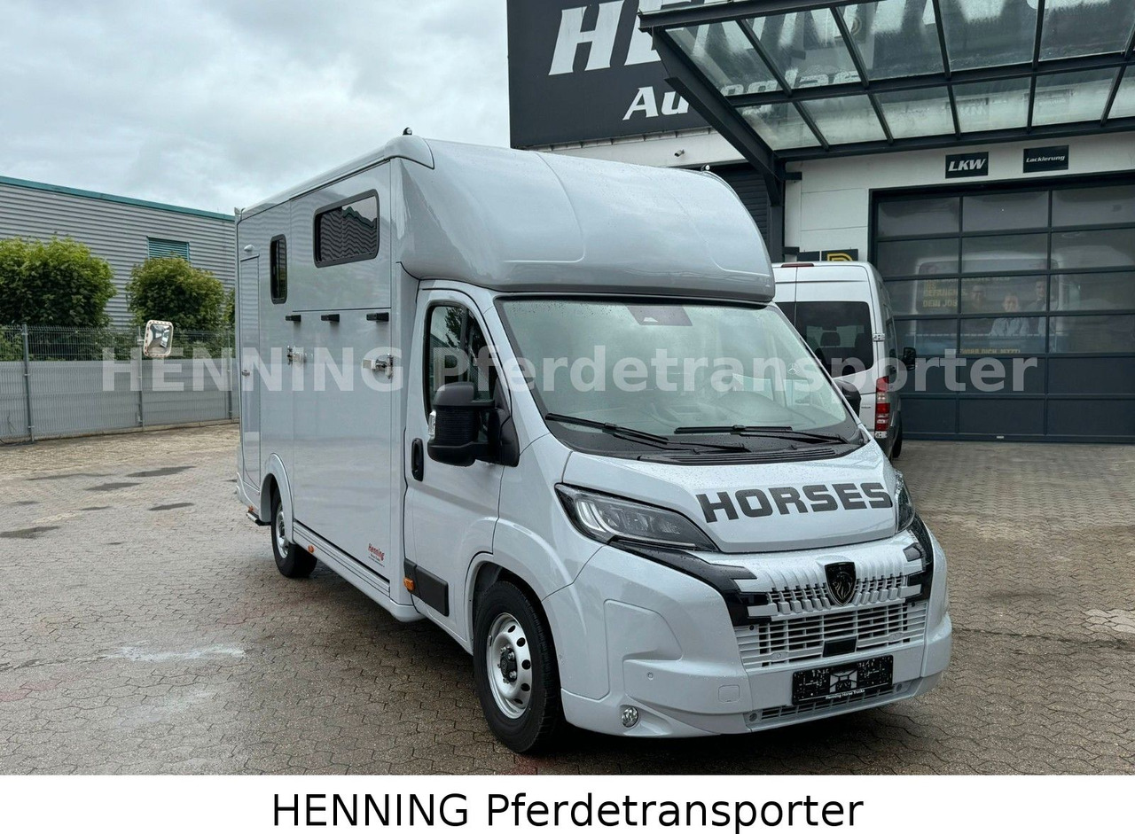 Peugeot Boxer 3 - Sitzer *GROSSE SATTELKAMMER* - Transporte de ganado camión: foto 2 Peugeot Boxer 3 - Sitzer *GROSSE SATTELKAMMER* - Transporte de ganado camión: foto 2