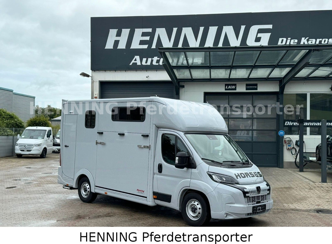 Peugeot Boxer 3 - Sitzer *GROSSE SATTELKAMMER* - Transporte de ganado camión: foto 1 Peugeot Boxer 3 - Sitzer *GROSSE SATTELKAMMER* - Transporte de ganado camión: foto 1