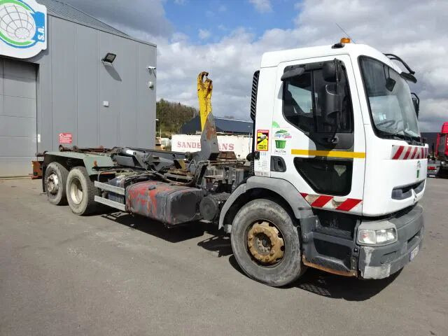 Renault Premium 370 dci - 6x2 - container system - crane/grue - Camión con equipo de cable: foto 1 Renault Premium 370 dci - 6x2 - container system - crane/grue - Camión con equipo de cable: foto 1