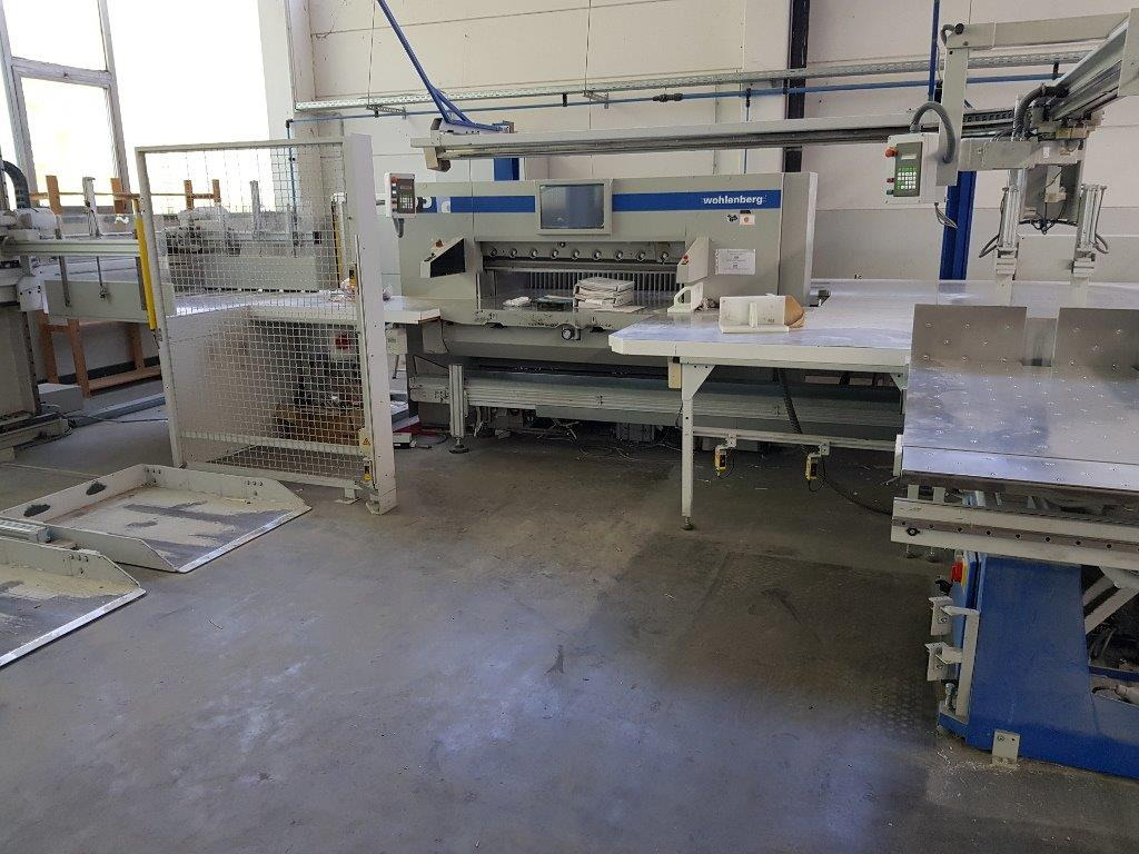 High performance cutting line Baumann Wohlenberg Perfecta 132 TS ASE LM - Máquina de corte de papel: foto 1 High performance cutting line Baumann Wohlenberg Perfecta 132 TS ASE LM - Máquina de corte de papel: foto 1