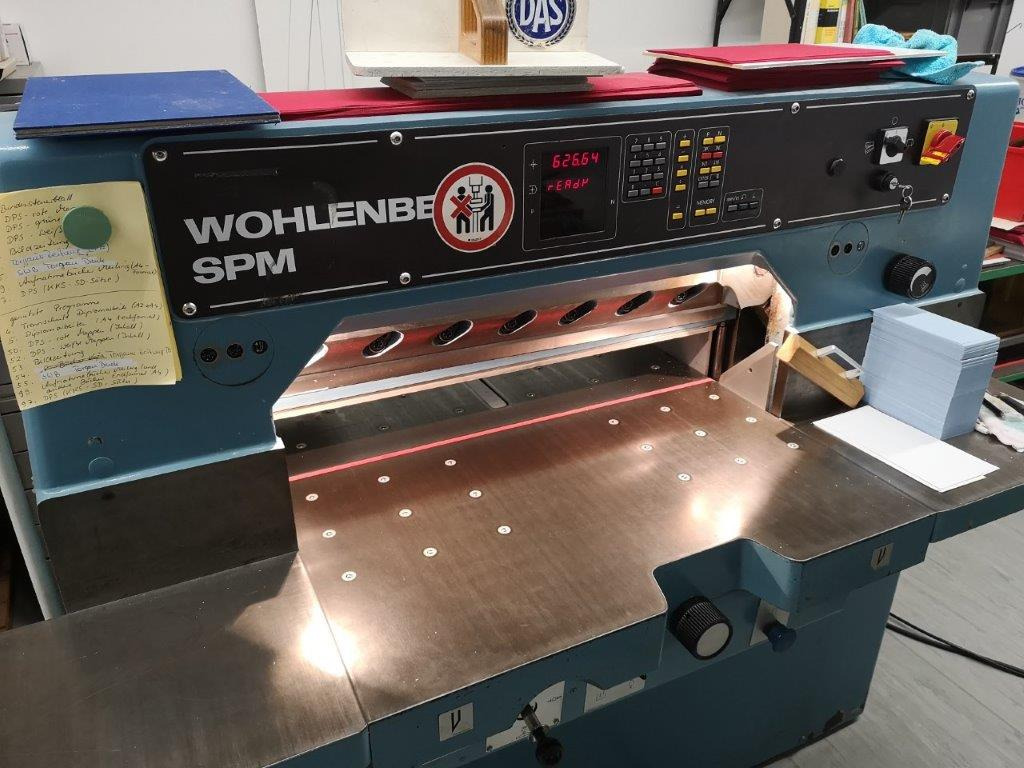 High-speed cutter Wohlenberg WP 76 SPM - Máquina de corte de papel: foto 1 High-speed cutter Wohlenberg WP 76 SPM - Máquina de corte de papel: foto 1