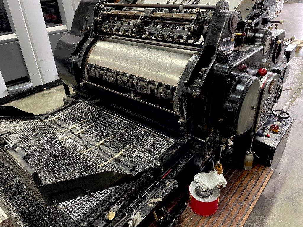 Original Heidelberg Zylinder OHZ SBB size 56 x 82 cm only for die cutting - Encuadernadora: foto 4 Original Heidelberg Zylinder OHZ SBB size 56 x 82 cm only for die cutting - Encuadernadora: foto 4