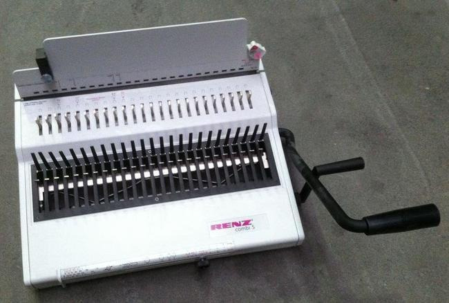 Renz Combi S punching and binding machine - Encuadernadora: foto 1 Renz Combi S punching and binding machine - Encuadernadora: foto 1