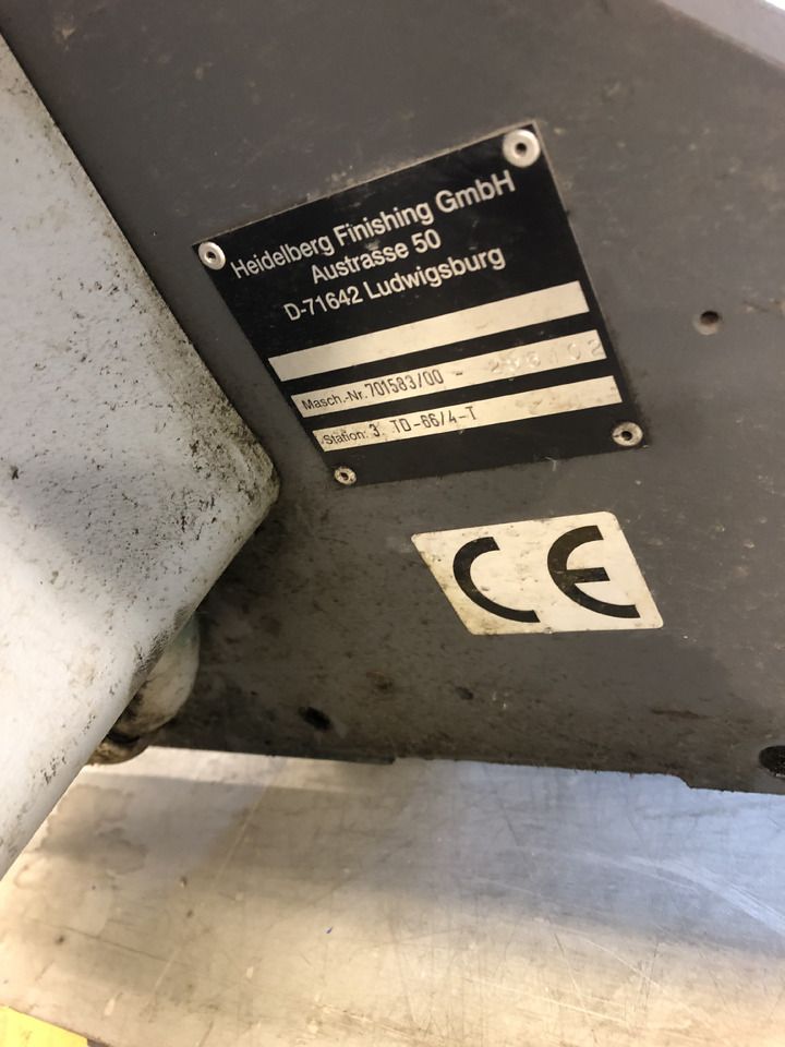 Stahlfolder Topline TD 66-4 with DCT control 3.tes buckle plate folder Heidelberg - Plegadora de papel: foto 3 Stahlfolder Topline TD 66-4 with DCT control 3.tes buckle plate folder Heidelberg - Plegadora de papel: foto 3