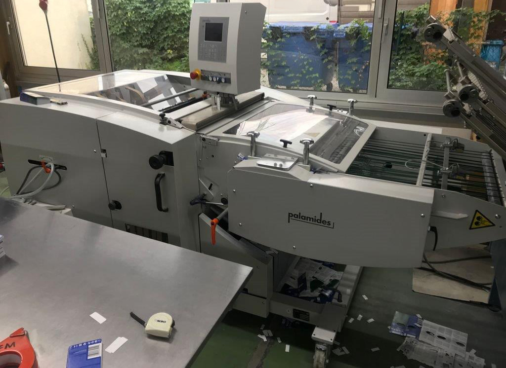 Automatic 5-fold bundle delivery Palamides delta 705 with MBO interface - Plegadora de papel: foto 1 Automatic 5-fold bundle delivery Palamides delta 705 with MBO interface - Plegadora de papel: foto 1