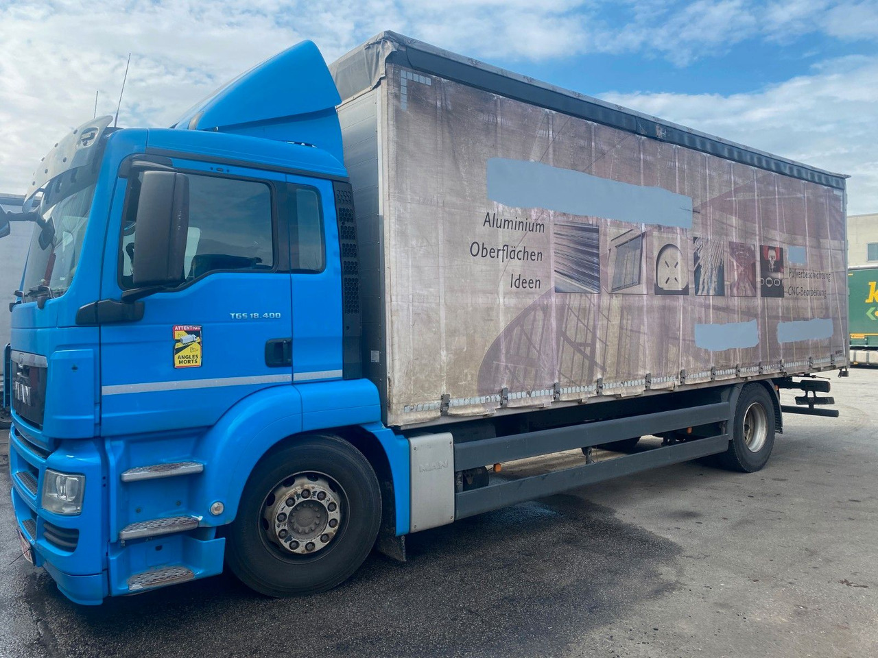 MAN 18.400 8m Lang/10t Nutzlast/2 Stück MAN 18.400 kein 18.440 2 x - Camión lona: foto 5 MAN 18.400 8m Lang/10t Nutzlast/2 Stück MAN 18.400 kein 18.440 2 x - Camión lona: foto 5