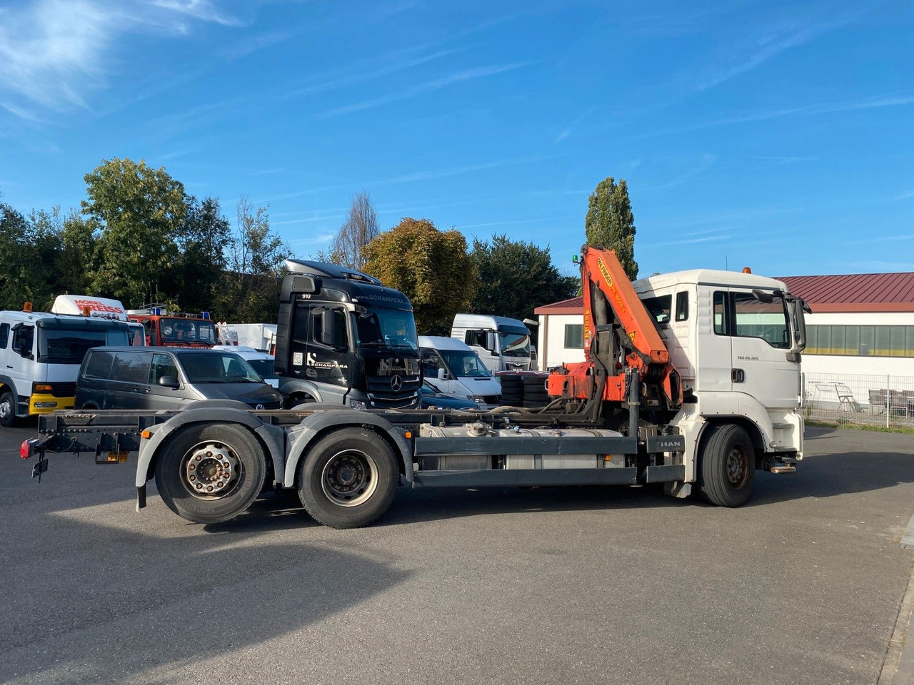MAN TGS 26.320 26.440 PALFINGER FUNK MAN TGS 26.320 26.440 PALFINGER FUNK - Chasis camión, Camión grúa: foto 2 MAN TGS 26.320 26.440 PALFINGER FUNK MAN TGS 26.320 26.440 PALFINGER FUNK - Chasis camión, Camión grúa: foto 2