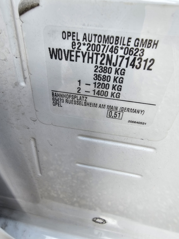 Frigorífico furgoneta OPEL COMBO MAXI LONG CHLODNIA MROZNIA CARRIER KLIMA EURO6 [ Copy ] [ Copy ]: foto 7