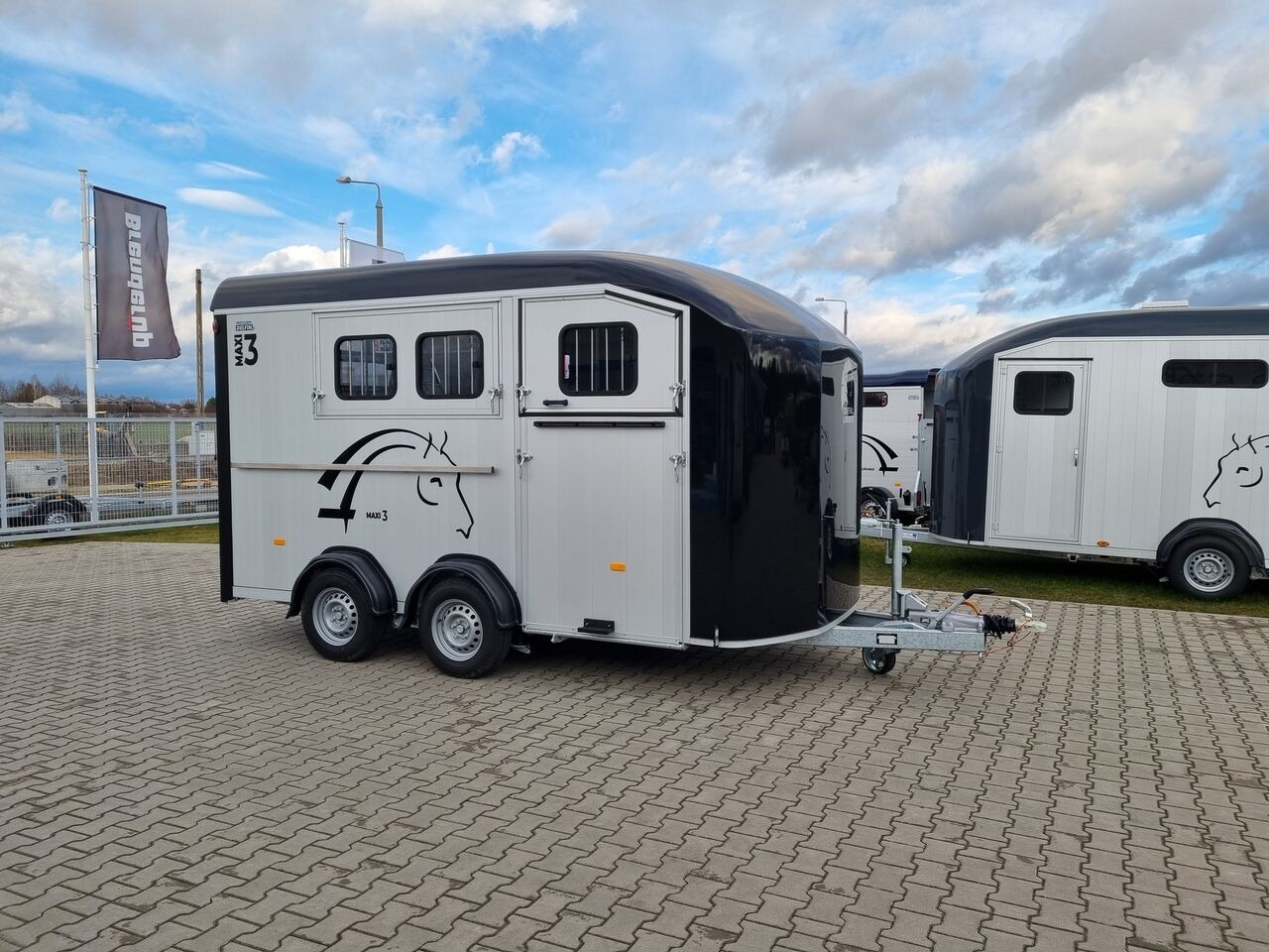 Cheval Liberté Maxi 3 Minimax trailer for 3 horses GVW 3500kg tack room saddle - Remolque para caballos: foto 1 Cheval Liberté Maxi 3 Minimax trailer for 3 horses GVW 3500kg tack room saddle - Remolque para caballos: foto 1