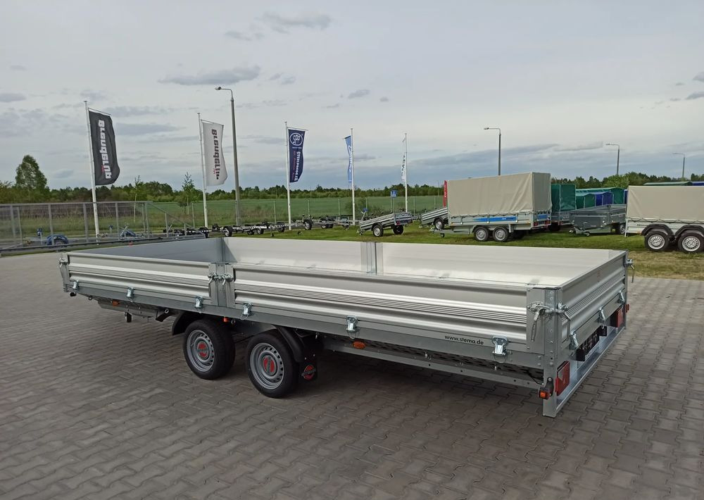STEMA SHP O2 35-52-22.2 | 510x213 cm ALU 3,5T hamowana - Remolque plataforma/ Caja abierta: foto 5 STEMA SHP O2 35-52-22.2 | 510x213 cm ALU 3,5T hamowana - Remolque plataforma/ Caja abierta: foto 5
