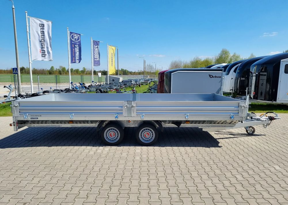 STEMA SHP O2 35-52-22.2 | 510x213 cm ALU 3,5T hamowana - Remolque plataforma/ Caja abierta: foto 2 STEMA SHP O2 35-52-22.2 | 510x213 cm ALU 3,5T hamowana - Remolque plataforma/ Caja abierta: foto 2