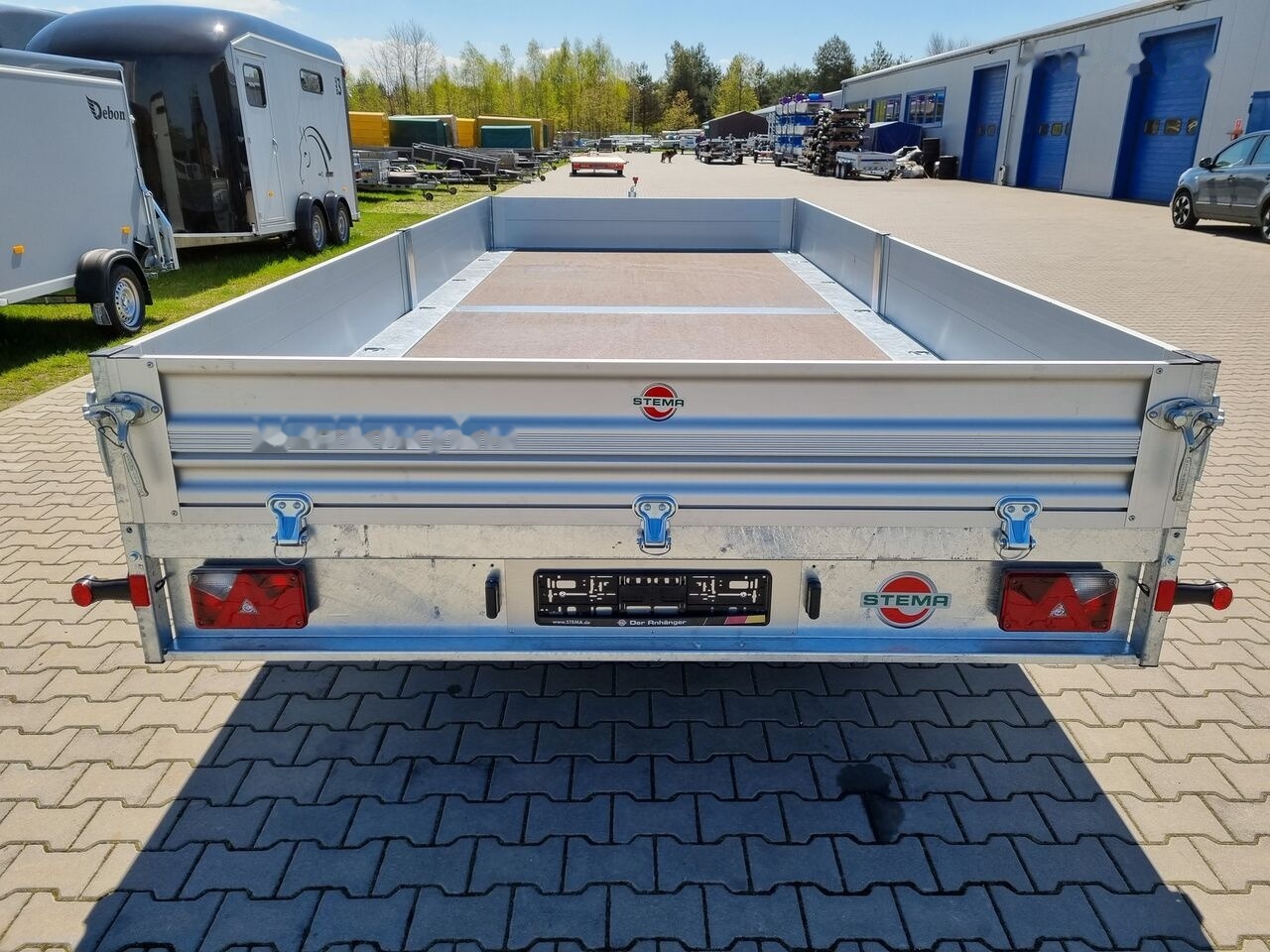 Stema SHP O2 35-52-22.2 przyczepa skrzyniowa 5x2m otwierane burty - Remolque plataforma/ Caja abierta: foto 4 Stema SHP O2 35-52-22.2 przyczepa skrzyniowa 5x2m otwierane burty - Remolque plataforma/ Caja abierta: foto 4