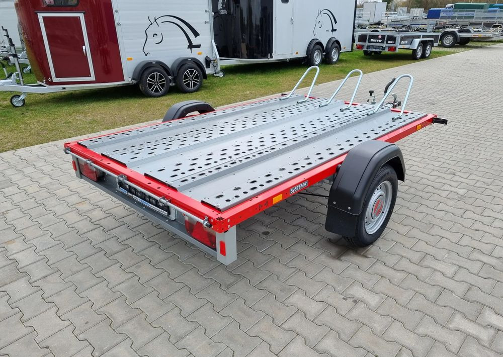 Stema STM 02 10-25-15.1 red | 251x153 cm 3 motocykle | DMC 1000kg - Remolque para moto: foto 4 Stema STM 02 10-25-15.1 red | 251x153 cm 3 motocykle | DMC 1000kg - Remolque para moto: foto 4