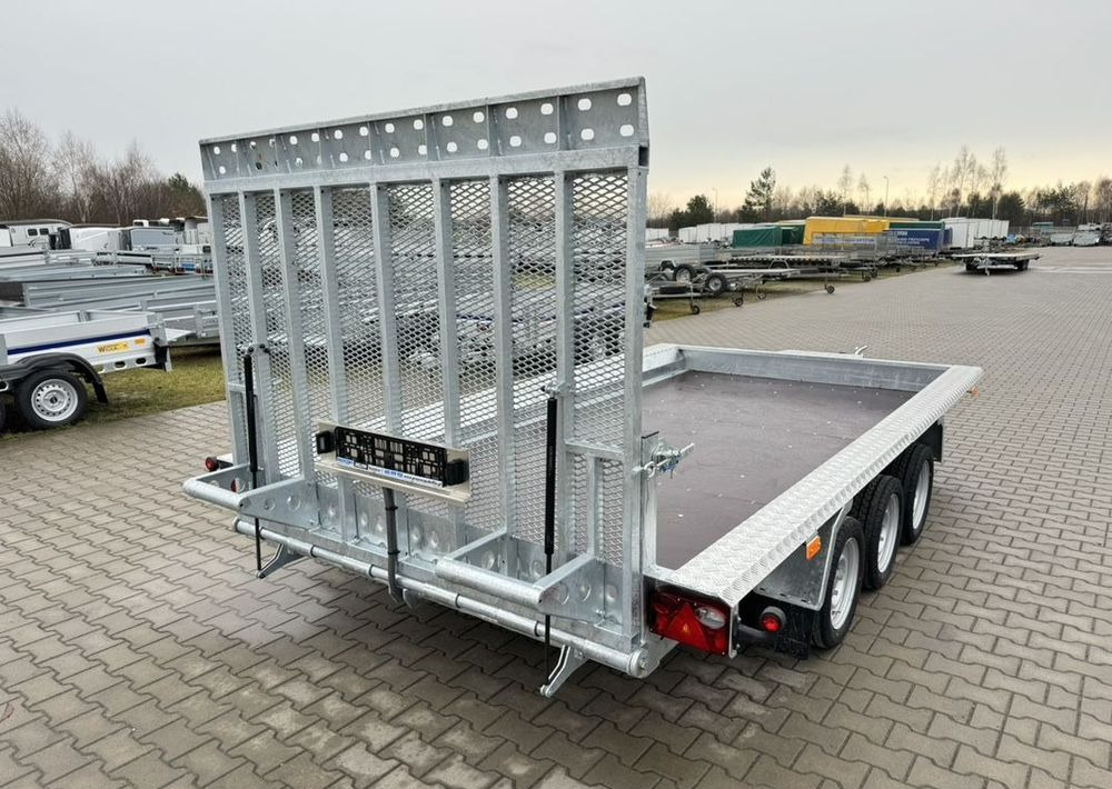 WIOLA Wiola B3540 MAX - 400 x 170 cm | 2546kg ładowności | trap stalowy | 3-osiowa budowlanka - Remolque porta maquinaria: foto 5 WIOLA Wiola B3540 MAX - 400 x 170 cm | 2546kg ładowności | trap stalowy | 3-osiowa budowlanka - Remolque porta maquinaria: foto 5