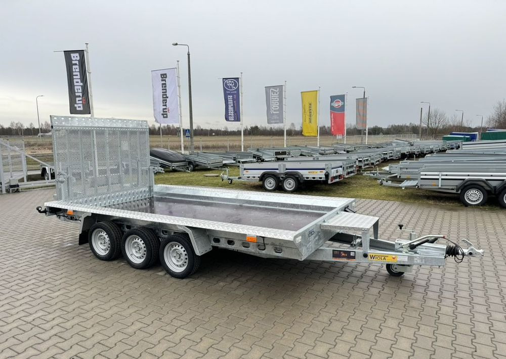 WIOLA Wiola B3540 MAX - 400 x 170 cm | 2546kg ładowności | trap stalowy | 3-osiowa budowlanka - Remolque porta maquinaria: foto 1 WIOLA Wiola B3540 MAX - 400 x 170 cm | 2546kg ładowności | trap stalowy | 3-osiowa budowlanka - Remolque porta maquinaria: foto 1