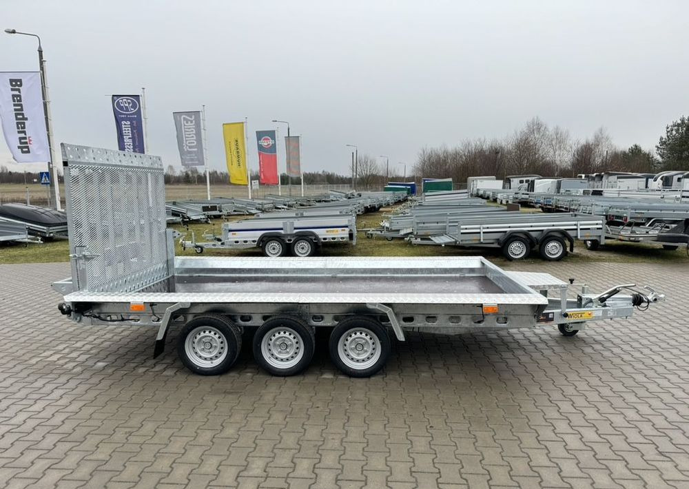 WIOLA Wiola B3540 MAX - 400 x 170 cm | 2546kg ładowności | trap stalowy | 3-osiowa budowlanka - Remolque porta maquinaria: foto 2 WIOLA Wiola B3540 MAX - 400 x 170 cm | 2546kg ładowności | trap stalowy | 3-osiowa budowlanka - Remolque porta maquinaria: foto 2