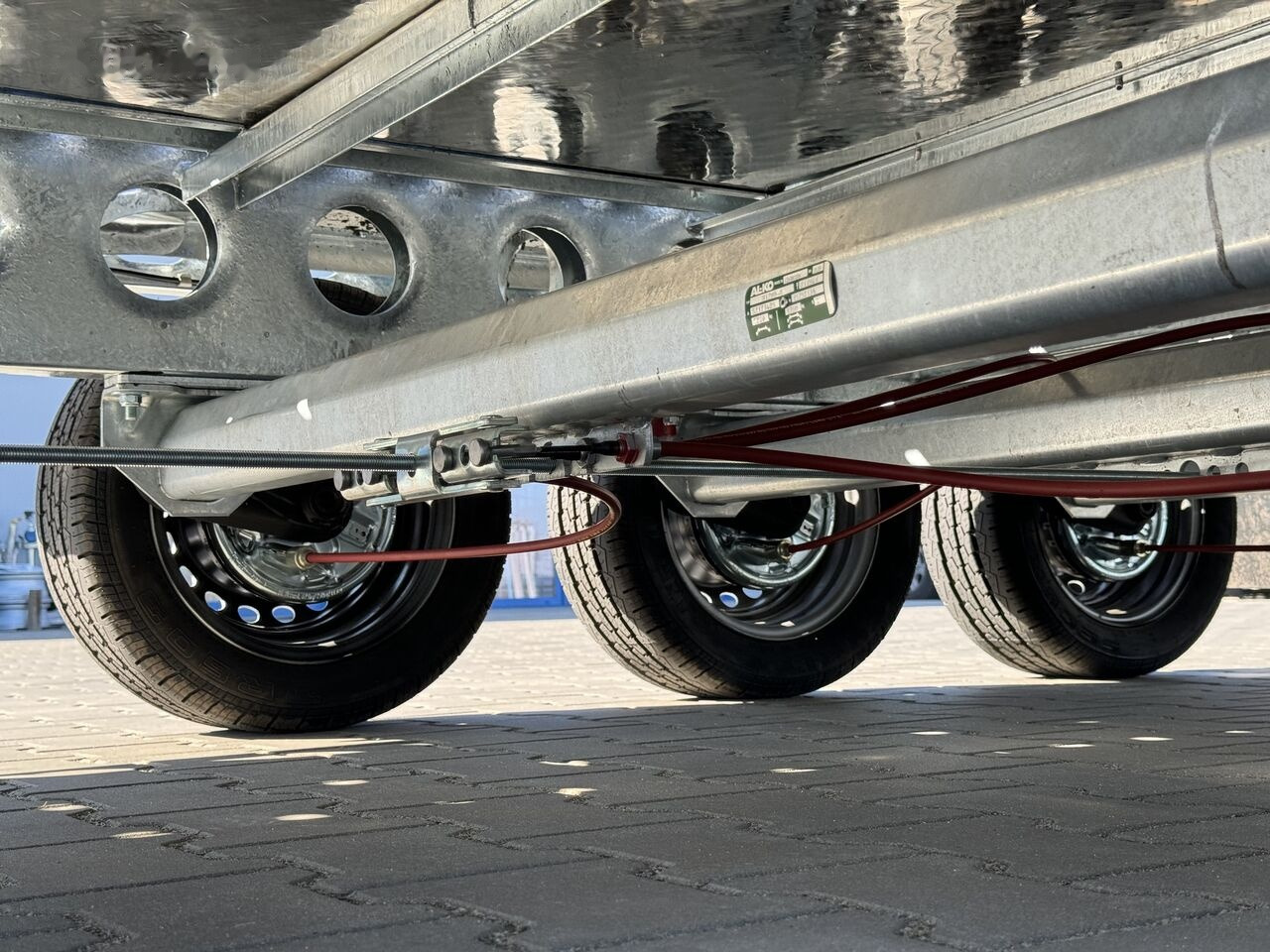 Leasing financiero de Wiola L35G85 8.5m long trailer with 3 axles for transport of 2 cars leasing Wiola L35G85 8.5m long trailer with 3 axles for transport of 2 cars: foto 20
