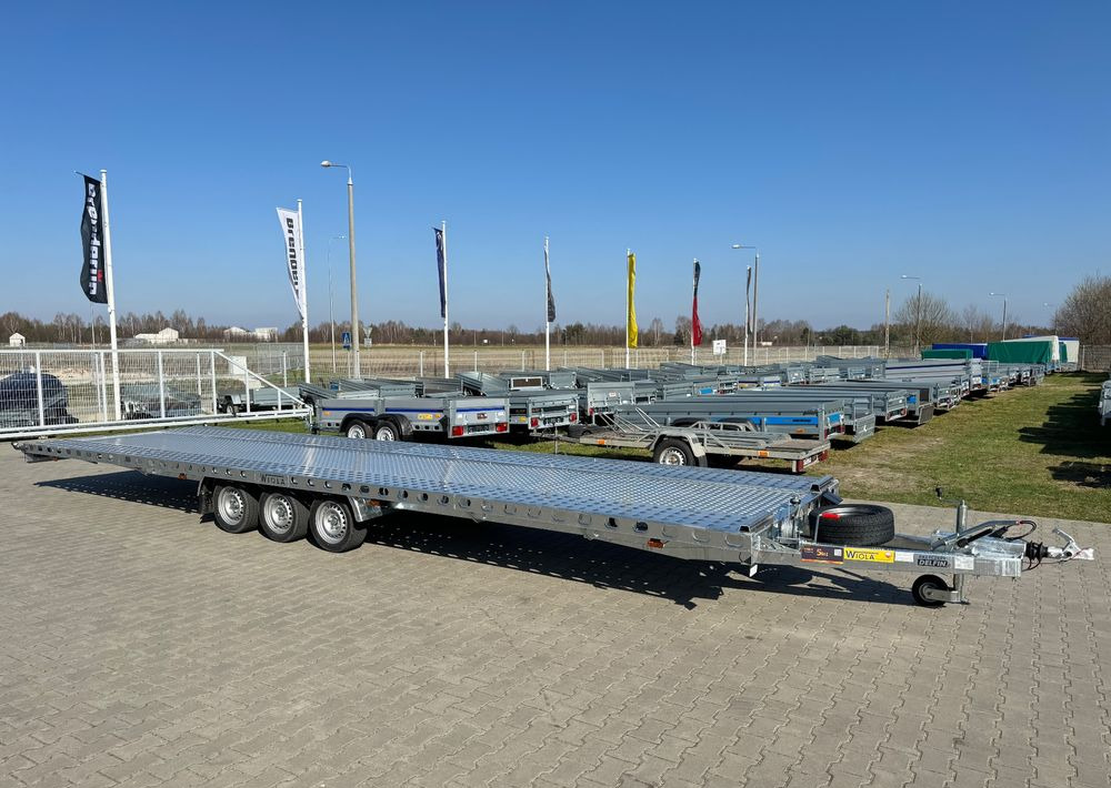 Wiola L35G85 | 844x204 cm | 3500kg | wypełnienie blachą - Portavehículos remolque: foto 1 Wiola L35G85 | 844x204 cm | 3500kg | wypełnienie blachą - Portavehículos remolque: foto 1