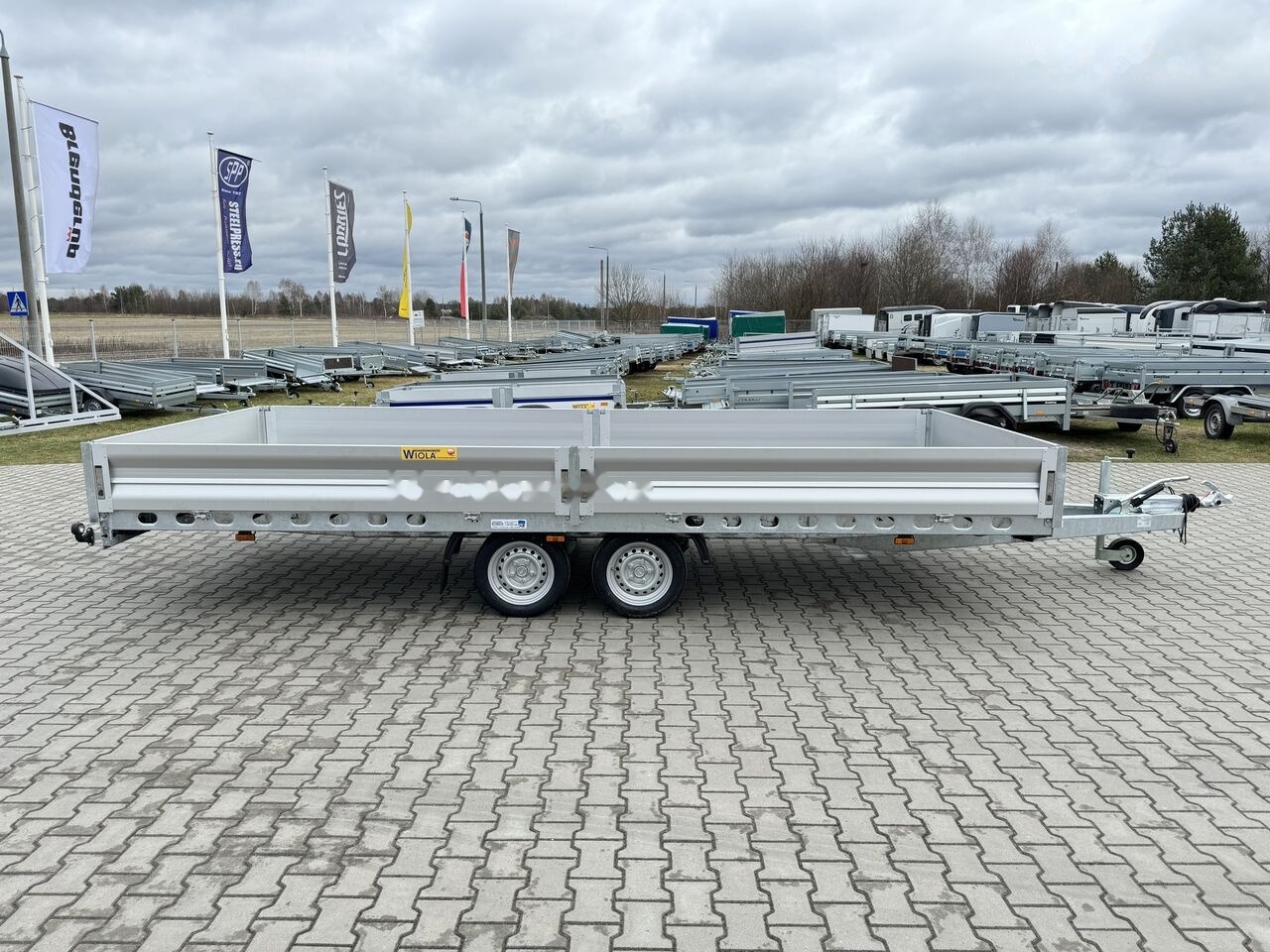 Wiola Multitrailer 3.5 S 500x210cm przyczepa skrzyniowa + najazdy ALU - Remolque plataforma/ Caja abierta: foto 5 Wiola Multitrailer 3.5 S 500x210cm przyczepa skrzyniowa + najazdy ALU - Remolque plataforma/ Caja abierta: foto 5