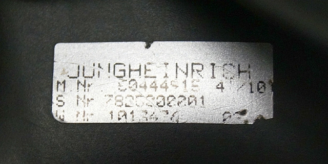 Jungheinrich 50444915 | Control levers with side shift function for ETV year 200 - Sistema eléctrico para Equipo de manutención: foto 4 Jungheinrich 50444915 | Control levers with side shift function for ETV year 200 - Sistema eléctrico para Equipo de manutención: foto 4