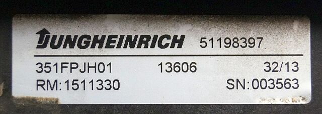 Jungheinrich 51198397 | Drive pedal also known as 51884459 51706549 514431297 51 - Sistema eléctrico para Equipo de manutención: foto 5 Jungheinrich 51198397 | Drive pedal also known as 51884459 51706549 514431297 51 - Sistema eléctrico para Equipo de manutención: foto 5
