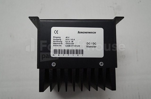 Sistema eléctrico para Equipo de manutención Jungheinrich 52032356 Omvormer Transformer 48V -> 24V/10A for EKS310 sn. KAMO377107J09: foto 1