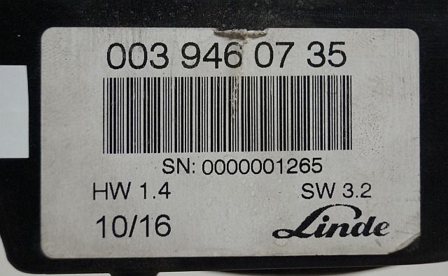 Linde 0039460735 | Display SW3.2 HW 1,4 sn. 0000001265 - Salpicadero para Equipo de manutención: foto 2 Linde 0039460735 | Display SW3.2 HW 1,4 sn. 0000001265 - Salpicadero para Equipo de manutención: foto 2
