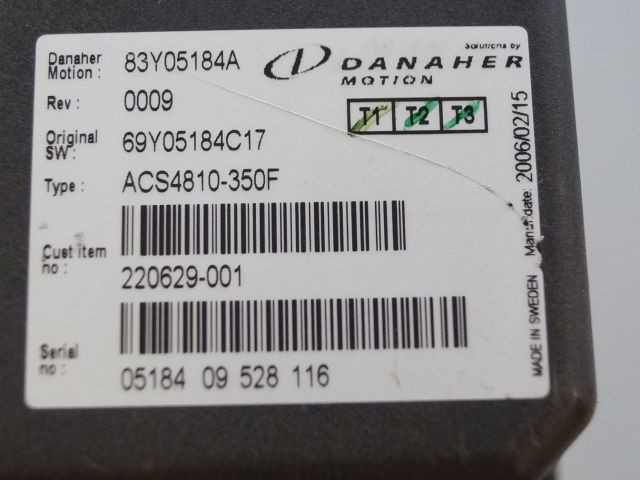 Toyota/BT 220629-001 | Danaher motion AC Superdrive motor controller 83Y05184A A - Unidad de control para Equipo de manutención: foto 2 Toyota/BT 220629-001 | Danaher motion AC Superdrive motor controller 83Y05184A A - Unidad de control para Equipo de manutención: foto 2