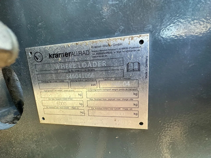 Cargadora de ruedas Kramer 850 / 346: foto 13
