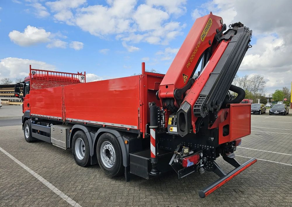 MAN MAN TGS 26.430 | Skrzynia + HDS Palfinger PK 22002 |6-krotne hydrauliczne przedłużenia | PILOT | Pneumatyka | - Camión caja abierta, Camión grúa: foto 5 MAN MAN TGS 26.430 | Skrzynia + HDS Palfinger PK 22002 |6-krotne hydrauliczne przedłużenia | PILOT | Pneumatyka | - Camión caja abierta, Camión grúa: foto 5