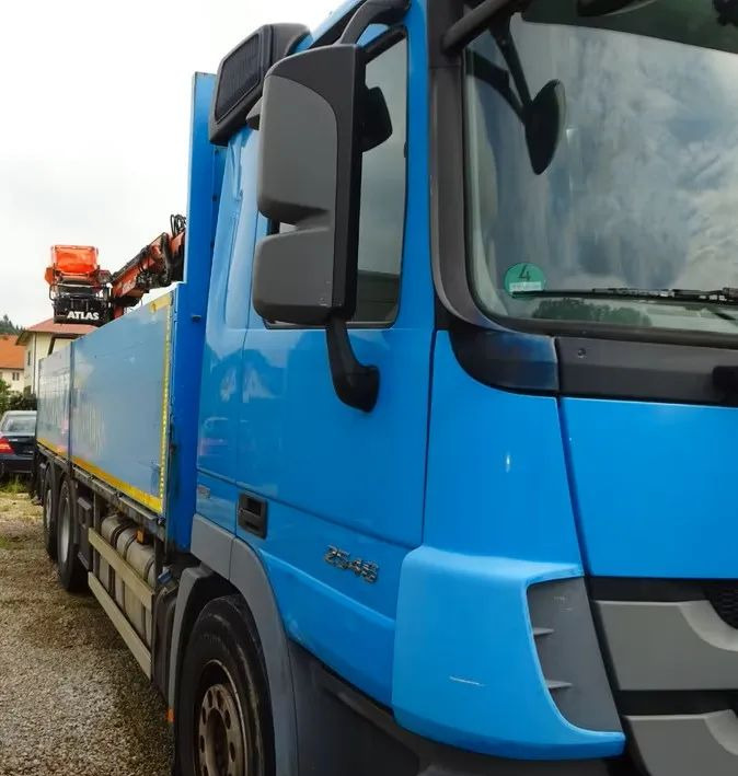 Mercedes-Benz Actros 2546/6x2/455KM/ zabudowana platforma ładunkowa / Kran Atlas 165.2 – żuraw hydrauliczny Atlas z chwytakiem do podnoszenia i przenoszenia ładunków / sterowana oś podnoszona / Euro - Camión caja abierta, Camión grúa: foto 2 Mercedes-Benz Actros 2546/6x2/455KM/ zabudowana platforma ładunkowa / Kran Atlas 165.2 – żuraw hydrauliczny Atlas z chwytakiem do podnoszenia i przenoszenia ładunków / sterowana oś podnoszona / Euro - Camión caja abierta, Camión grúa: foto 2