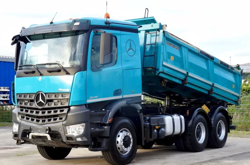 Mercedes-Benz Arocs 2648 LK | Meiller | Bormatik | Euro 6c |Trójstronny wywrot | 6x6 | - Volquete camión: foto 1 Mercedes-Benz Arocs 2648 LK | Meiller | Bormatik | Euro 6c |Trójstronny wywrot | 6x6 | - Volquete camión: foto 1